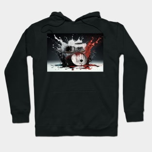 Drummer ArtWork With Water Splashing Hoodie